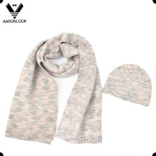 2016 Fashion Ladies Irregular Knitted Winter Scarf and Hat